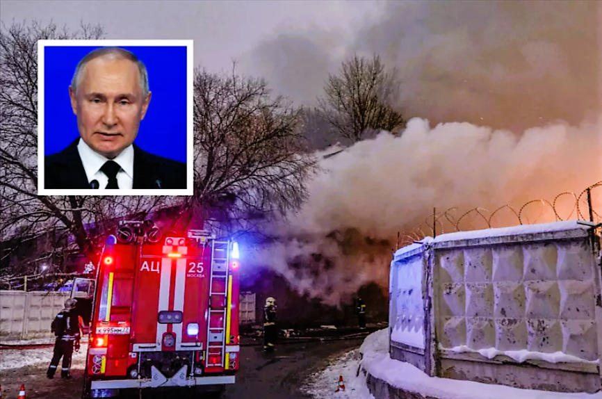 Putin erschüttert - wichtige Öl-Raffinerie in Flammen! Treibstoff wird knapp!
