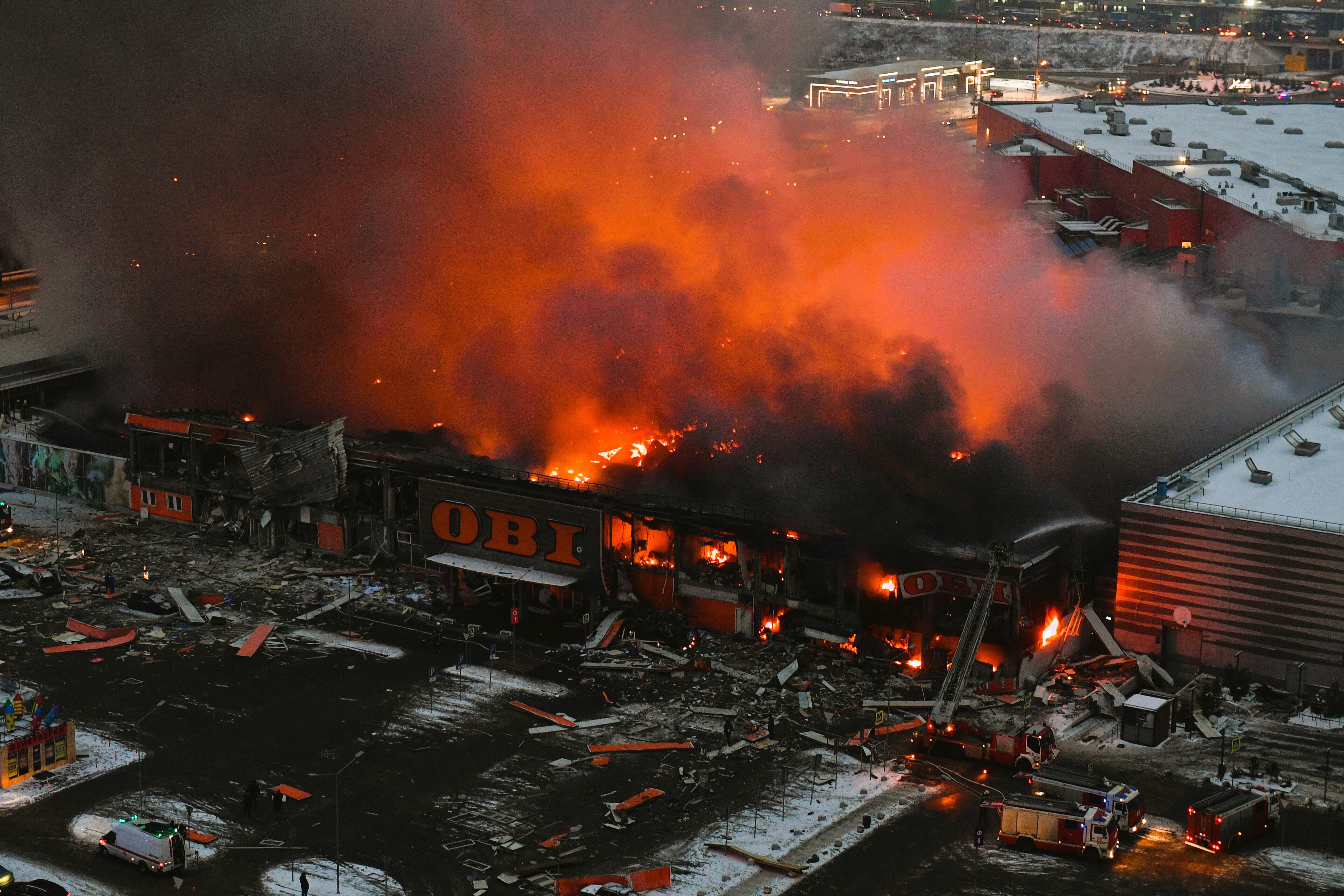 Riesige Explosion nahe Moskau! Waffenfabrik brennt - War es ein Anschlag oder ein Unfall?